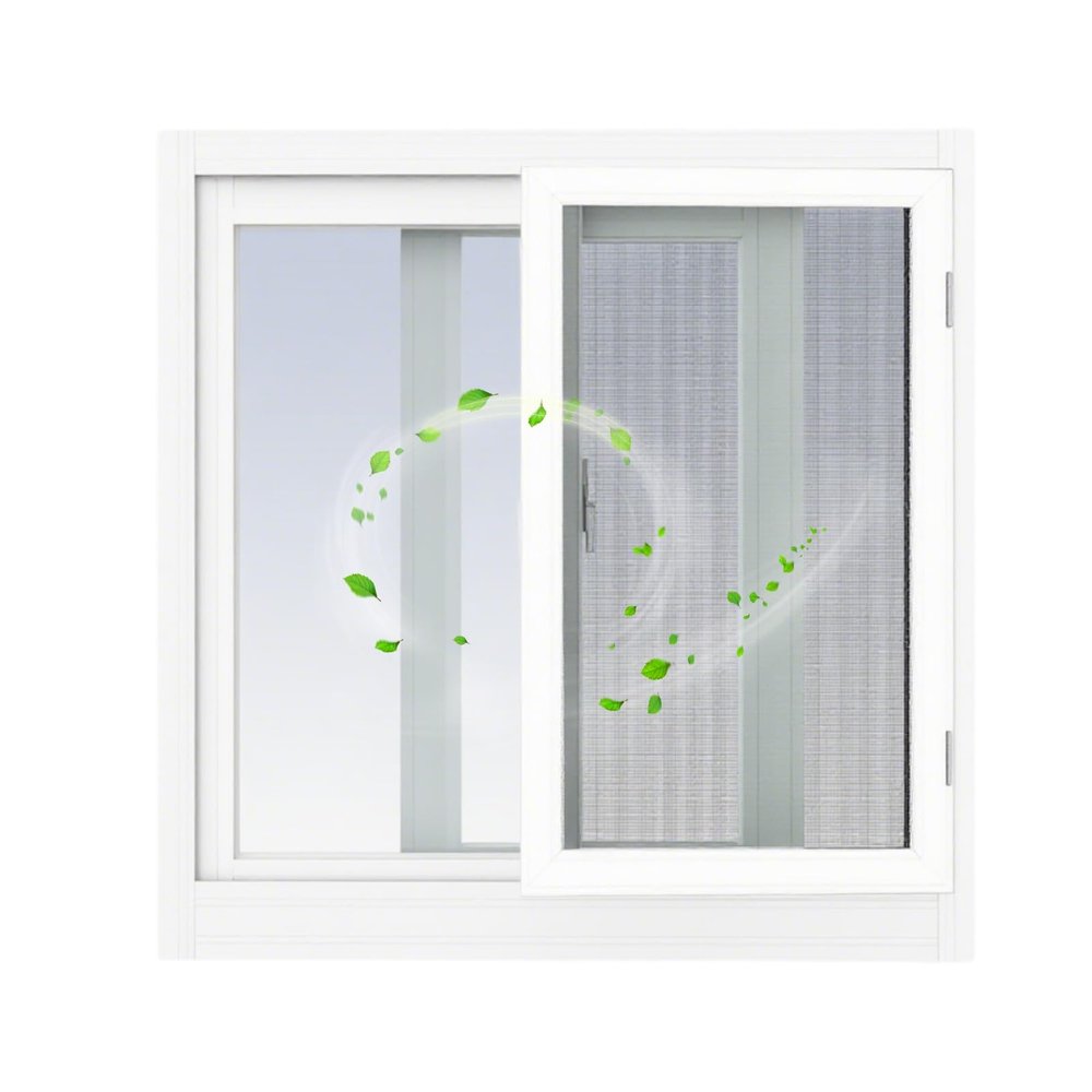 Flush-Mount Sliding Shed Window, White, 74 x 45 cm