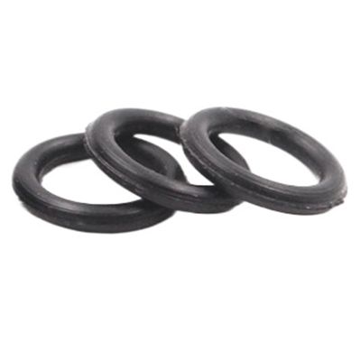 10-Pack Black Rubber O-Ring Seals, 5 mm Cross-Section (OD 75 x ID 65 x CS 5 mm)
