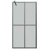 CIOURSTO Shower Screen - 5 mm Clear Tempered Glass, Adjustable Width, with Stainless Steel Support Bar (100 x 195 cm) view 4