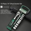 Generico 12-Piece Ratchet Wrench Set for Tight Spaces view 2