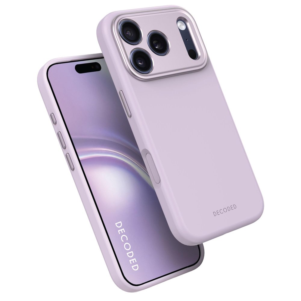 Decoded Silicone Case for iPhone 17 Pro Max, Lavender
