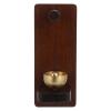 Wooden Doorbell with Brass Chime, Retro Entry Bell view 1