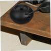Mobestech Cast-Iron Teapot with Tea Infuser, Black Vintage Style view 4