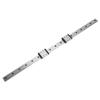 AKLOSIPY LMLF18B-500-2R Miniature Linear Rail, 500 mm x 18 mm, with 2 Slide Blocks view 1