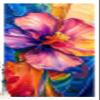 Adult Paint by Numbers Flower Kit, DIY XXL, 70 x 140 cm, Y1280 view 1