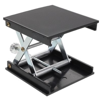 Mobestech Adjustable Laboratory Scissor Lift Stand, Heavy-Duty Tabletop Jack Platform for Experiments and Woodworking