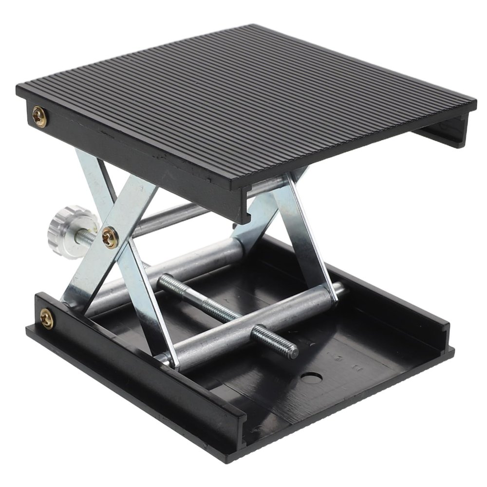 Mobestech Adjustable Laboratory Scissor Lift Stand, Heavy-Duty Tabletop Jack Platform for Experiments and Woodworking