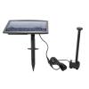 Bonbela Solar Water Dolphin Fountain, 2.5 W Solar-Powered Fountain Pump for Pool, Pond, Garden Plants, and Aquarium view 4
