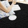 CHENMIAO Fluffy Living Room Rug 110 x 180 cm, Black view 2