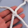 Nylon Safety Net for Outdoor Areas, Terraces, Balconies, Stairs and Fences, White, 3 x 5 m view 2