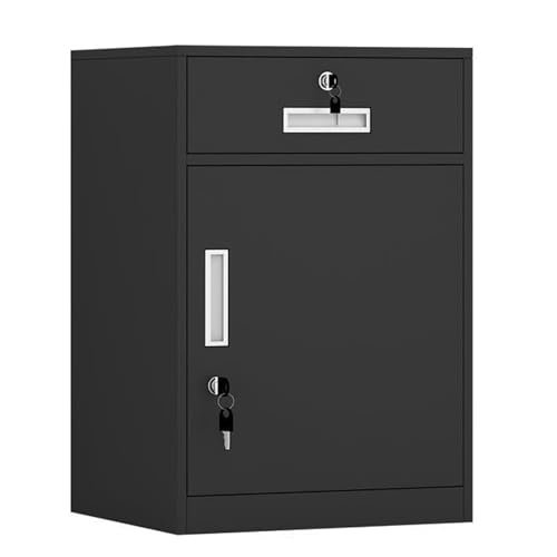 Lockable Vertical File Cabinet & Printer Stand, 65/85 cm