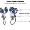 Double Ceiling-Mounted Curtain Track, Aluminum, Champagne, 440 cm view 4