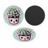 Smiling Succulent Refrigerator Magnets for Whiteboards and Refrigerators view 2