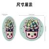 Smiling Succulent Refrigerator Magnets for Whiteboards and Refrigerators view 3
