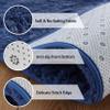 CHENMIAO Plush Area Rug 150 x 230 cm, Non-Slip, Dark Blue view 3