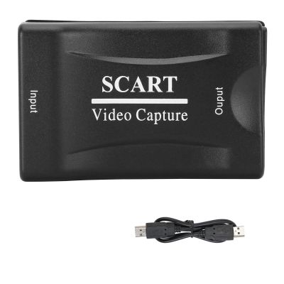 KIMISS USB 2.0 SCART Video Capture Card for Game Streaming and Recording