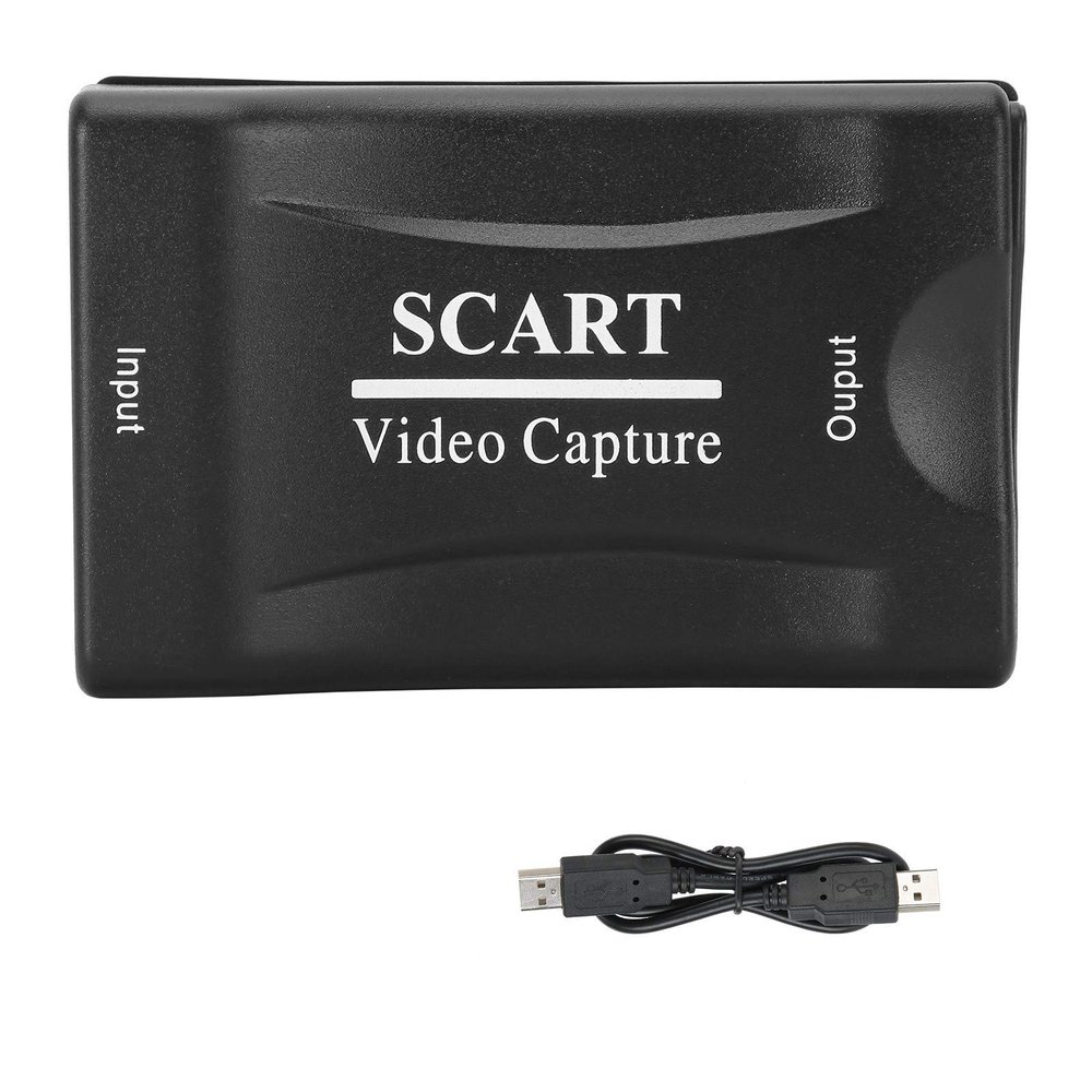 KIMISS USB 2.0 SCART Video Capture Card for Game Streaming and Recording