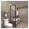 Urinal Partition for Toilet or Bathroom, Floor-Standing and Wall-Mounted, Translucent Glass, Waterproof view 1