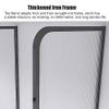 Urinal Partition for Toilet or Bathroom, Floor-Standing and Wall-Mounted, Translucent Glass, Waterproof view 4