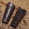 Generic Medieval Embossed Arm Bracers, Retro Faux Leather Arm Guards, 1 Pc. (CO3, One Size) view 2