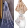 Bridal Mantilla Veil with Pearls, 200 x 160 cm view 2
