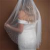Bridal Mantilla Veil with Pearls, 200 x 160 cm view 4