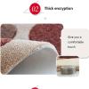 TOTIKI Bathroom Doormat, Microfiber Bath Rug, Non-Slip, Absorbent, 22 x 34 in view 3