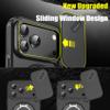 Magnetic Slide Camera Cover Case with Rotating Stand for iPhone 11, Black view 2