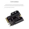 M.2 Key A+E Wi-Fi to SATA 3.0 Expansion Card, JMB582 HDD Adapter view 3