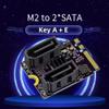 M.2 Key A+E Wi-Fi to SATA 3.0 Expansion Card, JMB582 HDD Adapter view 4
