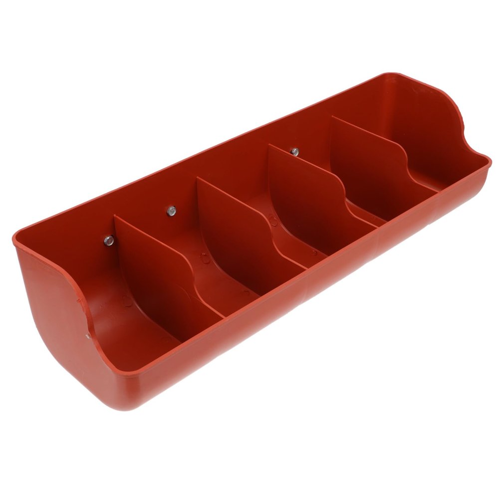 Thickened Plastic Pig Feeder with 5 Compartments for Piglets