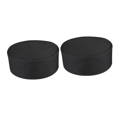 COMPUKAS Adjustable Chef Hats, 2-Pack, Black