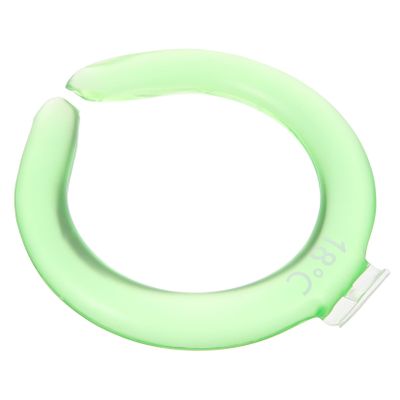 ZUNOXAZ Reusable Neck Cooling Wrap, Adjustable PVC and Hydrogel Cooling Pack, Green