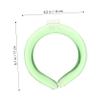 ZUNOXAZ Reusable Neck Cooling Wrap, Adjustable PVC and Hydrogel Cooling Pack, Green view 2