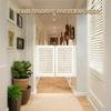 Solid Wood Louvered Saloon Swing Door, 70–170 cm Wide view 2