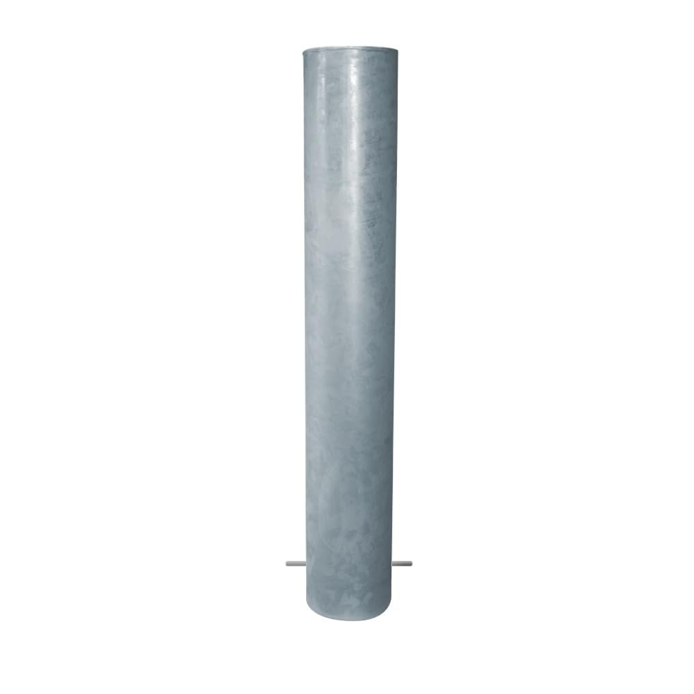 Collision Protection Bollard, 76.1 x 1,000 mm, Hot-Dip Galvanized Steel, for Concrete Installation