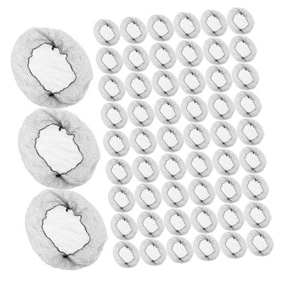 Invisible Elastic Hair Nets for Buns, 300 Count, Nylon, Black