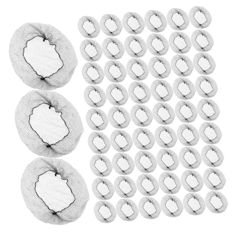 Invisible Elastic Hair Nets for Buns, 300 Count, Nylon, Black