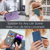 SEAHAI Leather Folio Case for Sony Xperia 10 VII, Premium PU Wallet Case with Stand, Card Slots, RFID Protection and Magnetic Closure - Black view 2
