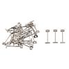 100 Stainless Steel T Pins, Tile Leveling Replacement Pins for Floors and Walls view 1