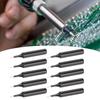 TIKATARER 900M-T-1C Soldering Iron Tips, 10-Piece Set, Fine Replacement Tips, Black view 2