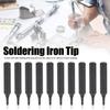 TIKATARER 900M-T-1C Soldering Iron Tips, 10-Piece Set, Fine Replacement Tips, Black view 4