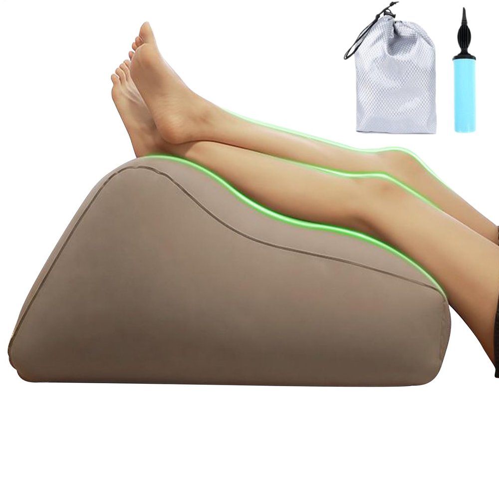 Fyrdyn Leg Elevation Pillow Support Cushion for Knees, Hips, and Back