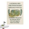 Miniature Acrylic School Bus Greeting Card view 1