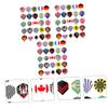 75 Replaceable PET Dart Flights with Various Patterns view 4