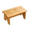 Yardenfun Non-Slip Toilet Stool, Multifunctional Lightweight Rectangular Wooden Footstool for Bathroom and Bedroom view 1