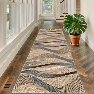 Tehocwiz Washable Hallway Runner Rug, Non-Slip Kitchen Carpet, 70 x 450 cm
