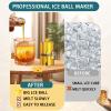 Feiphla Diamond 70 mm Ice Ball Press Set for Whisky and Cocktails view 4