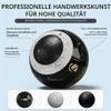 Fantecia Size 5 Soccer Ball, PU Leather Indoor/Outdoor Ball for Youth and Adults, Black with Gold Embossing view 3