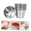 WATIIFUFU Stainless Steel Sauce Cups, 2.36-Inch Round Dip Bowls, 12-Pack view 3